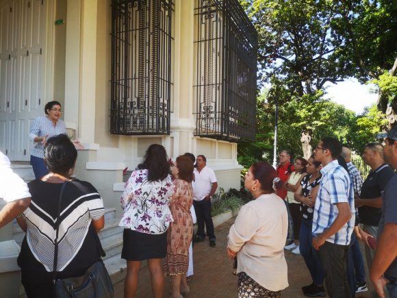Homenaje a Fidel camino a los 20 de Cubadebate 7 Visita al Centro Fidel Castro 1 580x435 1