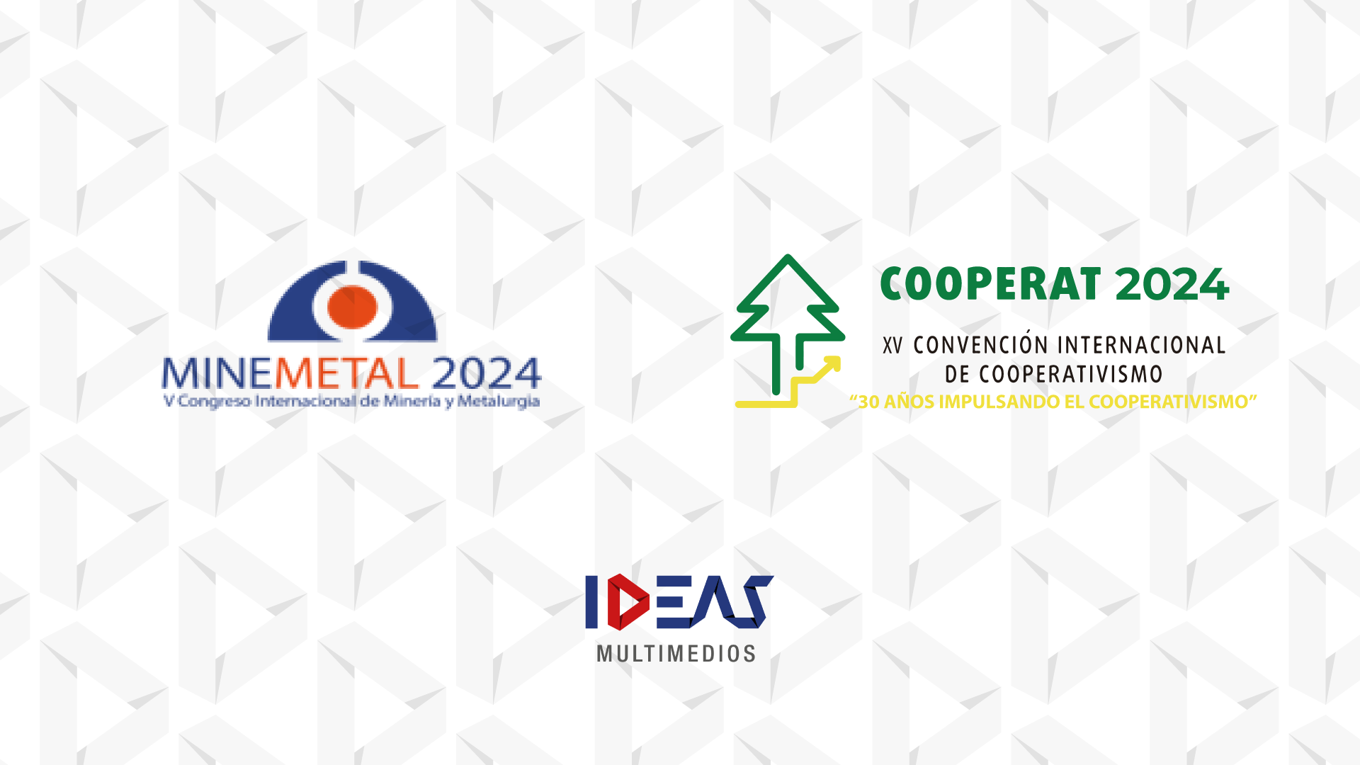 IDEAS Multimedios patrocina eventos MINEMETAL 2024 y COOPERAT 2024